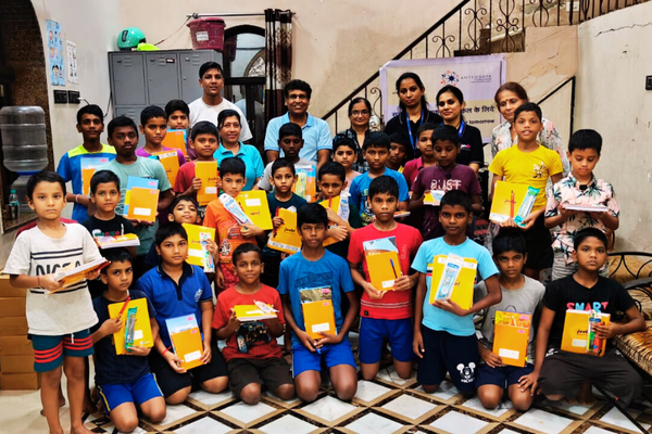 Jeebr Distributes Educational Material-1 Jeebr Distributes Educational Material- with all stundents