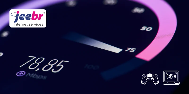 High-speed fiber internet router setup for streaming and online gaming at home