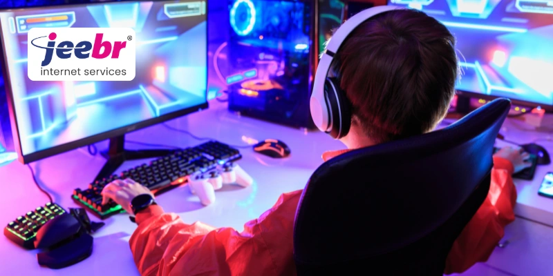 Best gaming internet connection in Mumbai with low latency fiber broadband