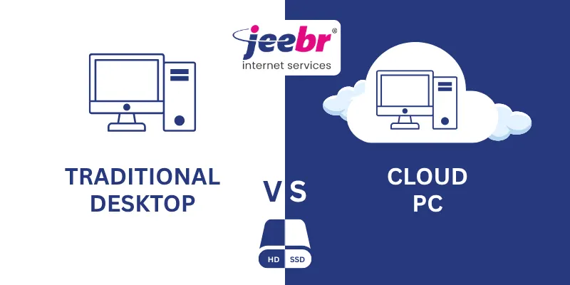 Compare Cloud PCs and traditional desktops for Indian SMEs
