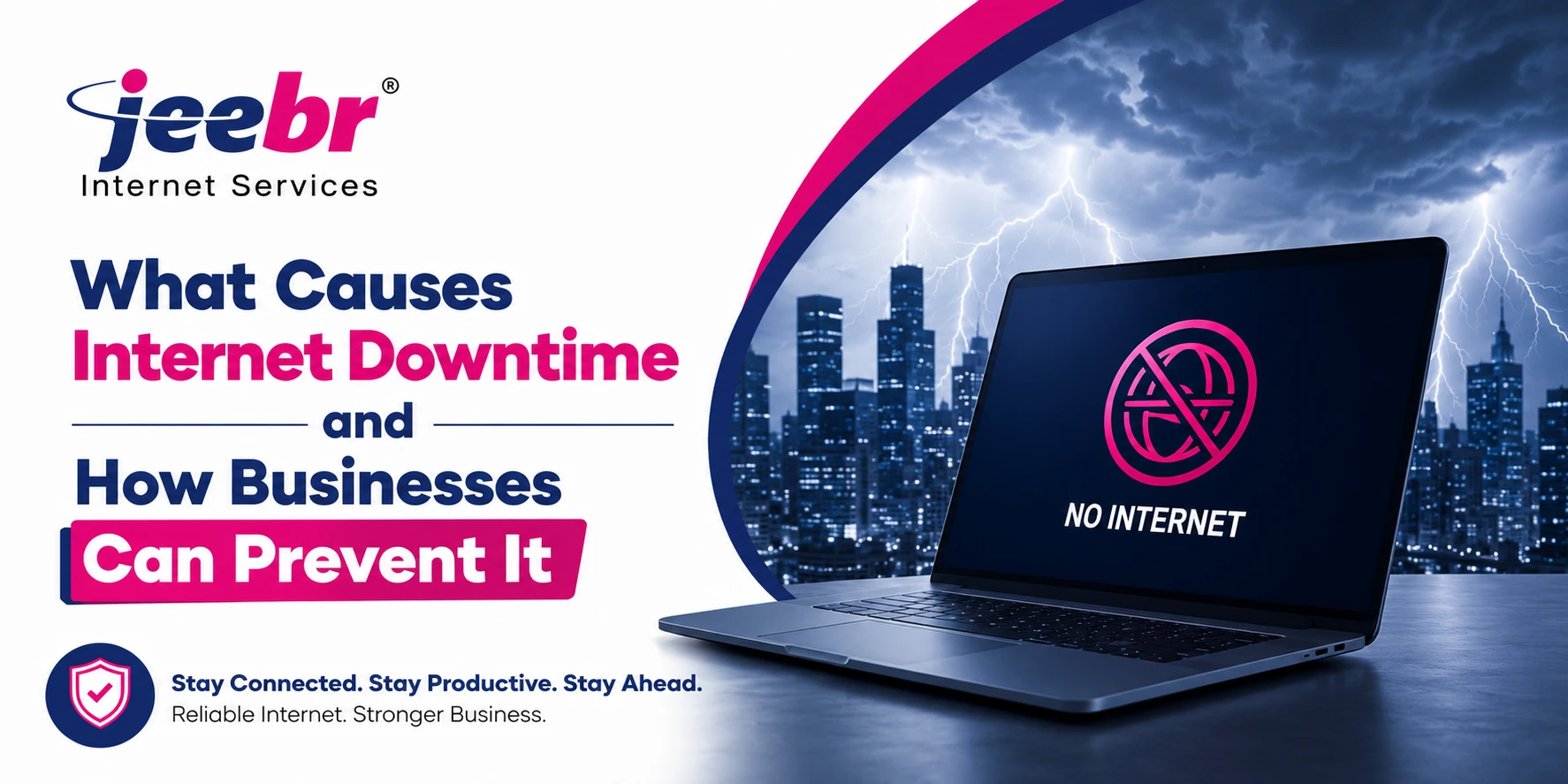 IT team monitoring business network to prevent internet downtime